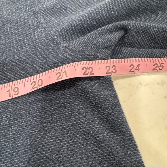 The North Face Men’s Size Large Navy Quarter Zip Pullover Sweatshirt Black Logo - Picture 11 of 14